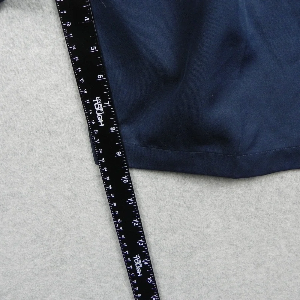 Jos A Bank‎ Shorts Mens 42 Traveler Golf Chino Casual Double Pleated Navy Blue
